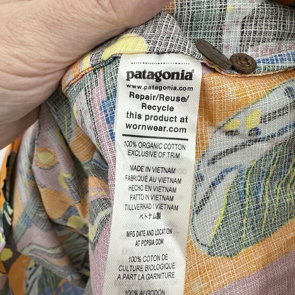 NEW PATAGONIA PATALOHA DRESS milkweed maeve sundress island tropical XL 14 - Picture 5 of 8